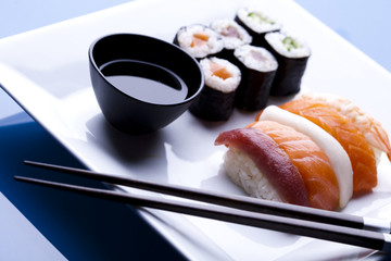 Traditional japanese food, sushi