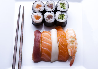 Traditional japanese food, sushi