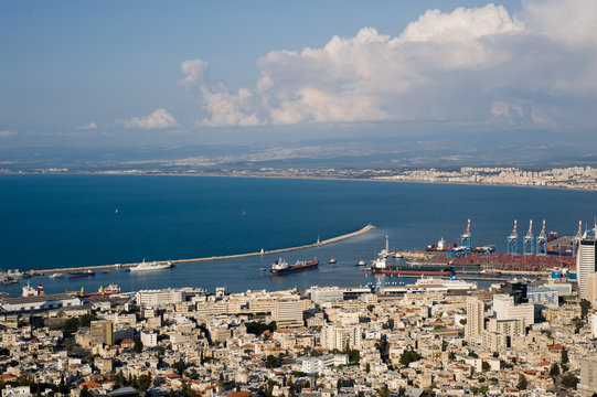 city Haifa in Israel