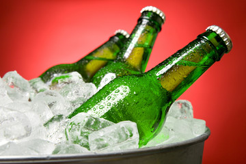 Green Beer Bottles