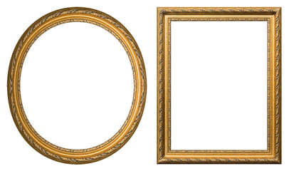 Gold picture frames - 31235838