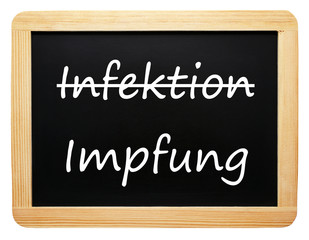 Infektion / Impfung - Konzept Medizin - freigestellt