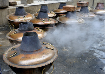 Mongolian hot pots