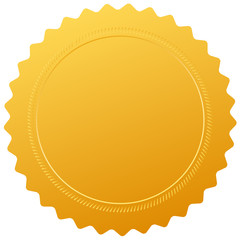 Blank vector certificate stamp