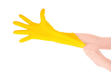 Naklejka na ściany i meble Latex Glove For Cleaning