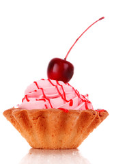 Cupcake  with cherry
