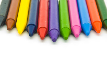 Wax crayons