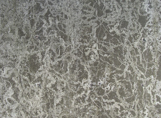 Fototapeta na wymiar curly pattern on a worn concrete surface