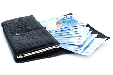 Money in a purse