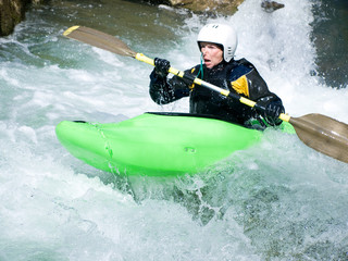female kayaker