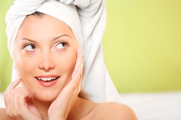 Woman in spa