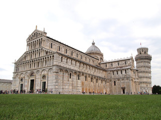 Fototapeta premium The Cathedral & Leaning Tower PISA , Italy