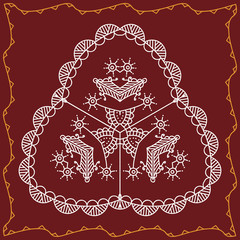 Folk, Tribal Designs, Motif, Wall Painting