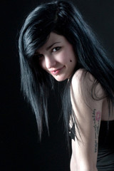 Naklejka premium Beautiful woman