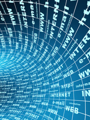 Obraz premium Internet