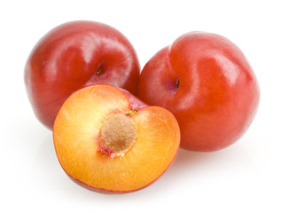 red plums