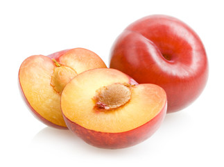 red plums
