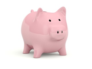 Piggy Bank isolated on white