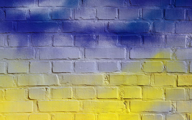 Farbge Backsteinmauer 03
