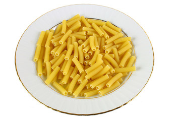 pasta on white plate