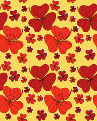 flower seamless pattern