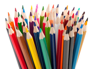 Fototapeta premium Set of color pencils