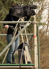 action de filmer
