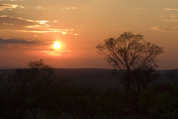 Obraz na płótnie Canvas African sunset