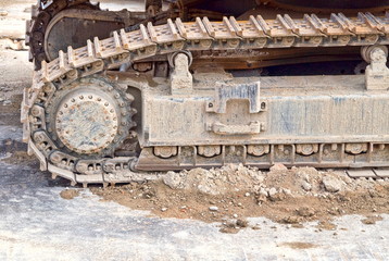 Raupenbagger Detail