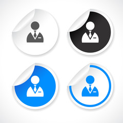 Stickers for web. Vector.