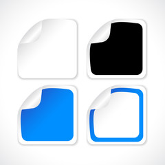 Stickers for web. Vector.