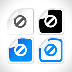 Stickers for web. Vector.