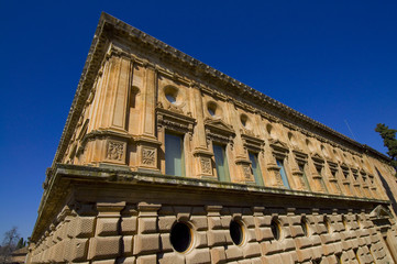 Fototapeta premium Palacio de Carlos V - Alhambra - Granada - Spanien