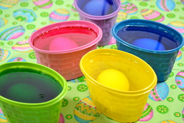 Tradition of Coloring Easter Eggs