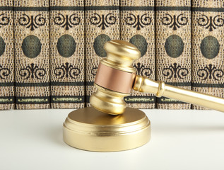 Golden gavel