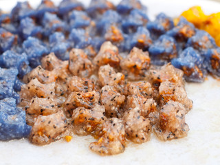 sweet sticky rice The dessert in Thailand