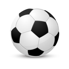 Fototapeta premium Soccer ball isolated on white