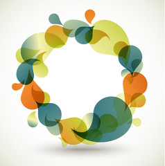 Abstract floral background