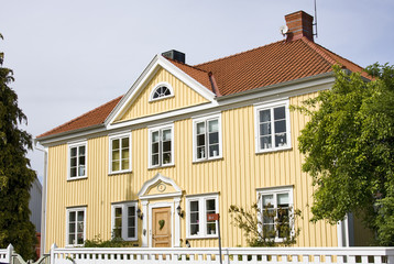 Fototapeta na wymiar Haus in Schweden
