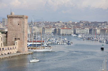 Obraz premium vieux port, Marseille 16