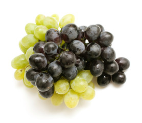 black and white grapes