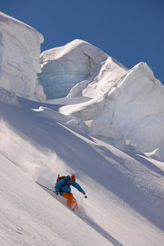 Skitour Abfahrt