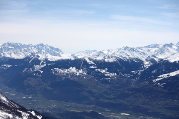 Obraz premium top of mountains
