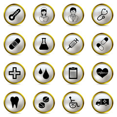 Medical icons set
