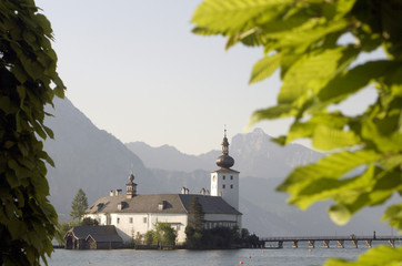 Austria  - cloister on the Traunsee by Gmunden