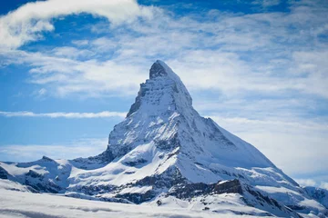Poster Im Rahmen Matterhorn im Winter © Alex Koch