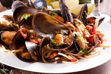 Spaghetti con le cozze