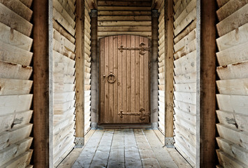 wooden room