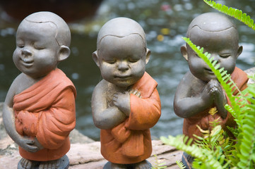 monk statue