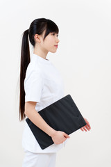Fototapeta premium a portrait of beautiful asian nurse